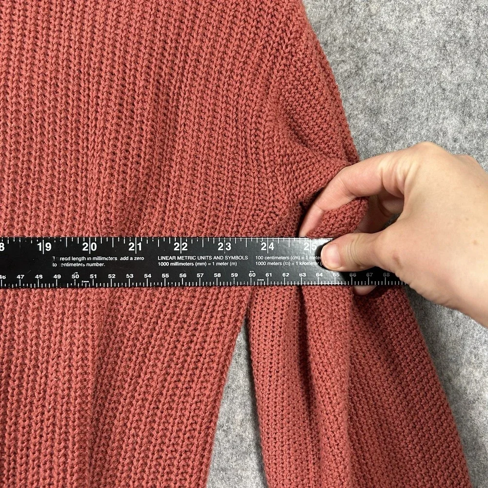 Pins & Needles Urban Outfitters Sweater Womens Medium Red Pullover Lace Trim Big